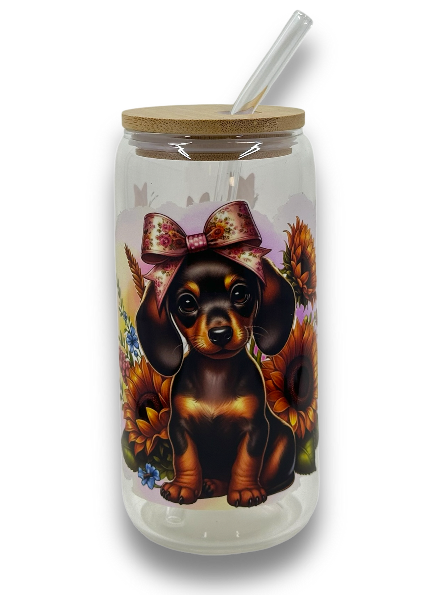 Floral Dachshund